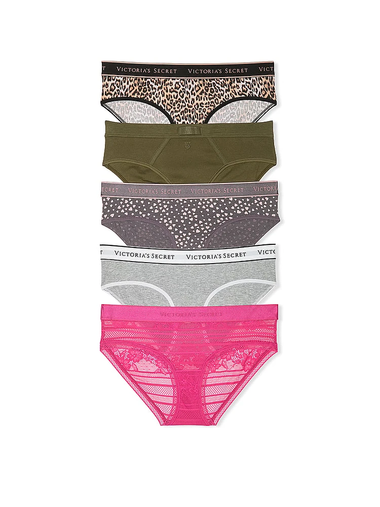 7-Pack Logo Cotton Hiphugger Panties