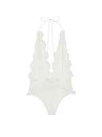 Atelier Victoria's Secret Lace & Chiffon Plunge Teddy