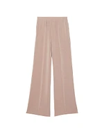 Featherweight Knit Wide-Leg Pant