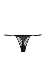 VS Logo Embroidery Thong Panty