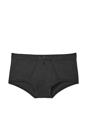 Logo Cotton Boyshort Panty