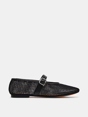 Dreaming Mesh Mary Jane Flats