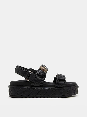 Bigmona Quilted Flatform Sandals