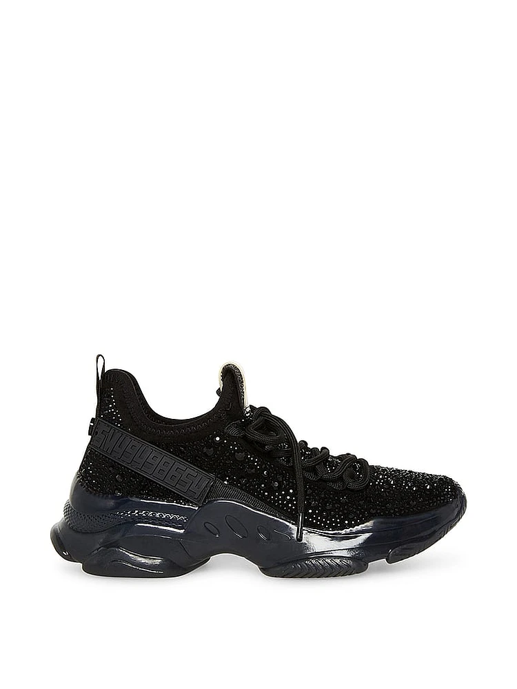 Maxima Black Rhinestones Sneakers