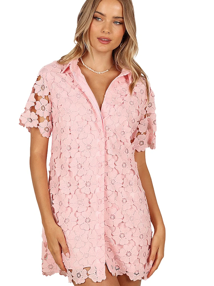 Tallie Button Up Mini Dress