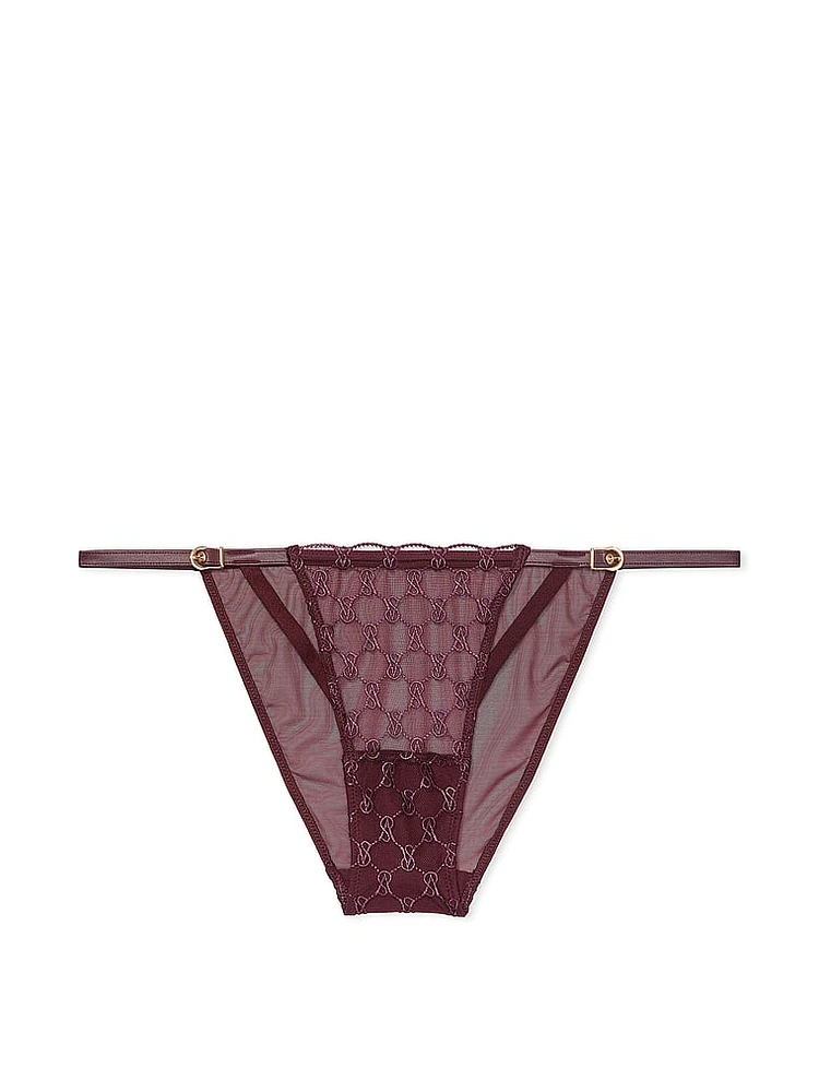 VS Logo Embroidery String Bikini Panty