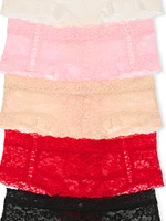 7-Pack Lace Cheeky Panties