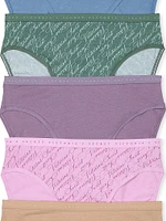 5-Pack Stretch Cotton High-Leg Brief Panties