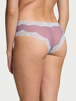 Tease Lace-Trim Cheeky Panty