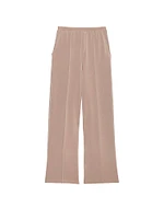 Featherweight Knit Tailored Wide-Leg Pant