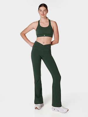 Power Bootcut Wrap Waist Workout Pants