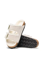Arizona Shearling Suede Sandals