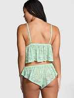 Wink Lace Cami & Flutter Short Set