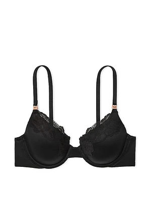 Lightly Lined Full-Coverage Lace-Trim Nursing Bra