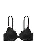 Lightly Lined Full-Coverage Lace-Trim Nursing Bra