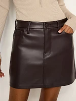 Better Than Leather Mini Skirt