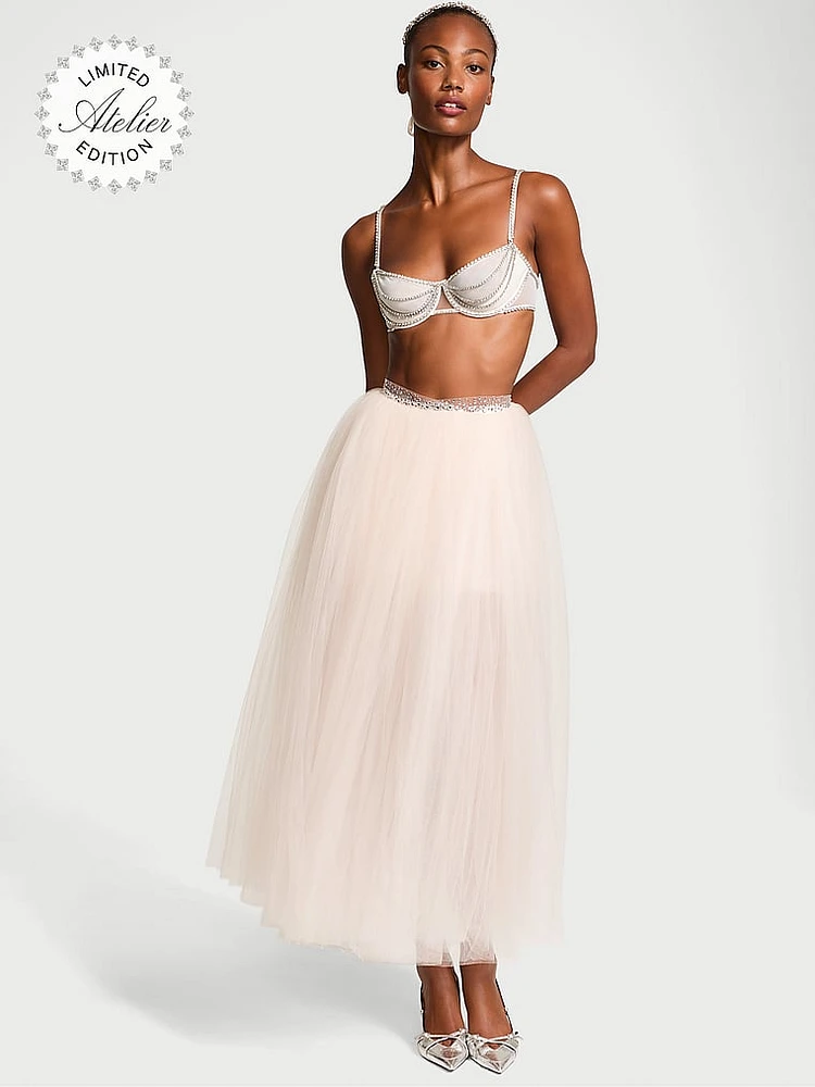 Atelier Victoria's Secret Crystal Tulle Skirt