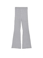 Luxe Cable-Knit Flare Lounge Pants