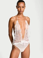 Atelier Victoria's Secret Lace & Chiffon Plunge Teddy