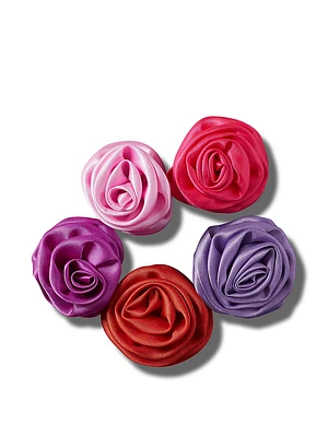 Jibbitz 5-Pack Dark Rosette Charms