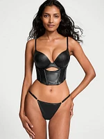 Bombshell Add-2-Cups Shine Strap Push-Up Corset Top