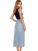 Dana Denim Midi Skirt