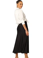 Nellie Satin Midi Skirt