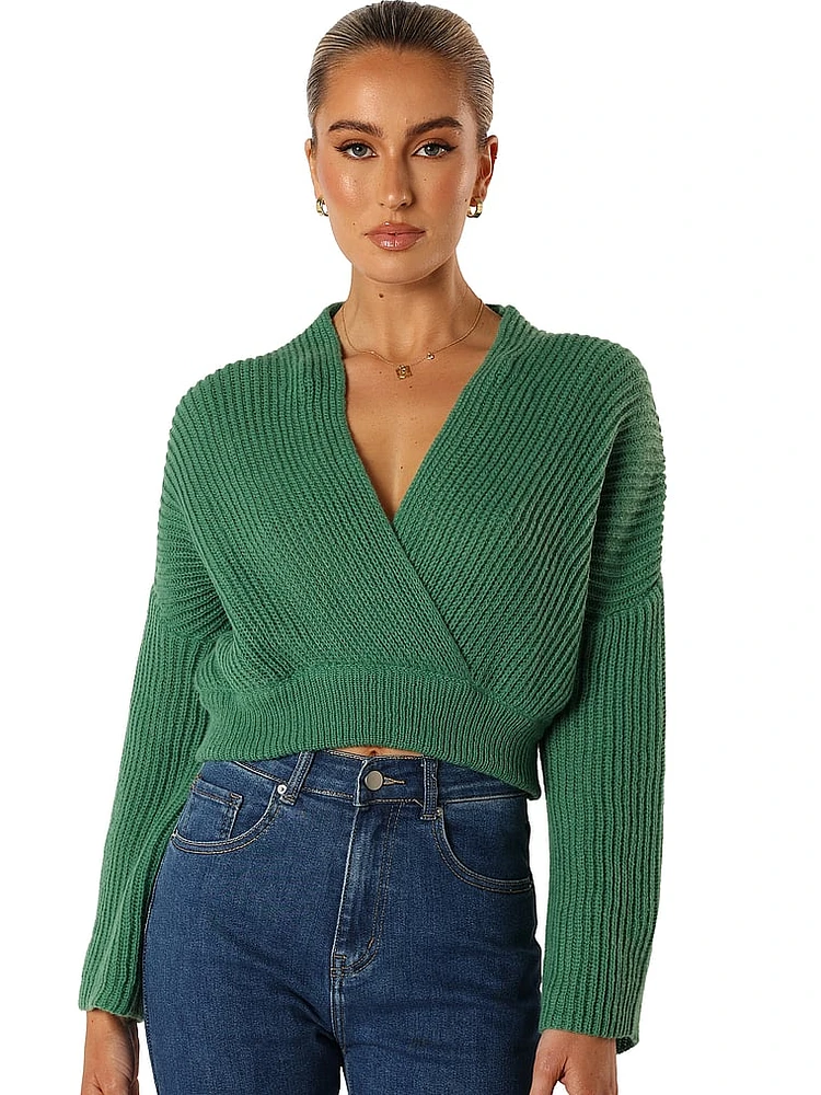 Brinley Crop Knit Sweater