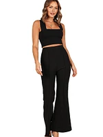 Rutherford Flared Ponte Pant