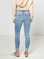 Distressed Crop Skinny Jeans