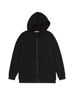 Brushed Modal Fleece Full-Zip Hoodie