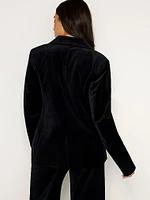 Velvet Sculpted Blazer