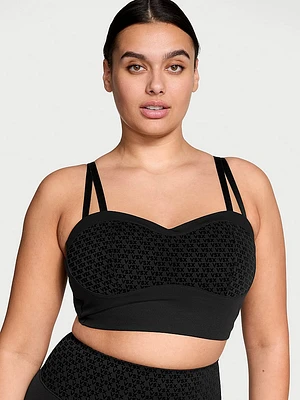 VSX Elevate™ Logo Mesh Longline Sports Bra