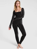Long-Sleeve Square Neck Onesie