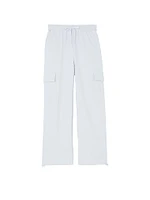 Brushed Woven Cargo Pants