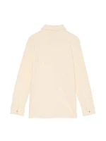 Brushed Modal Fleece Oversized Shirt