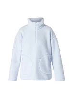 Plush Textured Zip-Up Fleece