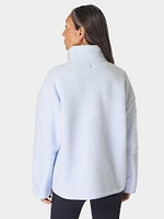 Plush Textured Zip-Up Fleece