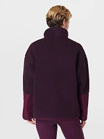 Plush Textured Zip-Up Fleece