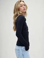 Brooks Ribbed Knit Sweater