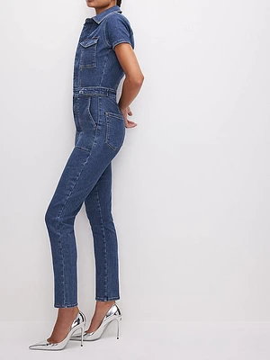 Fit For Success Denim Jumpsuit