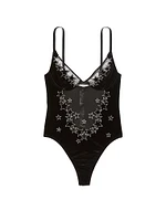 Starstruck Velvet Embellished Bodysuit