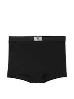 Logo Cotton High-Waist Boyshort Panty