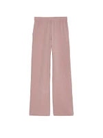 Brushed Modal Fleece Wide-Leg Lounge Pants