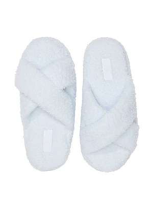 CO-ZZZY Fleece Platform Slipper