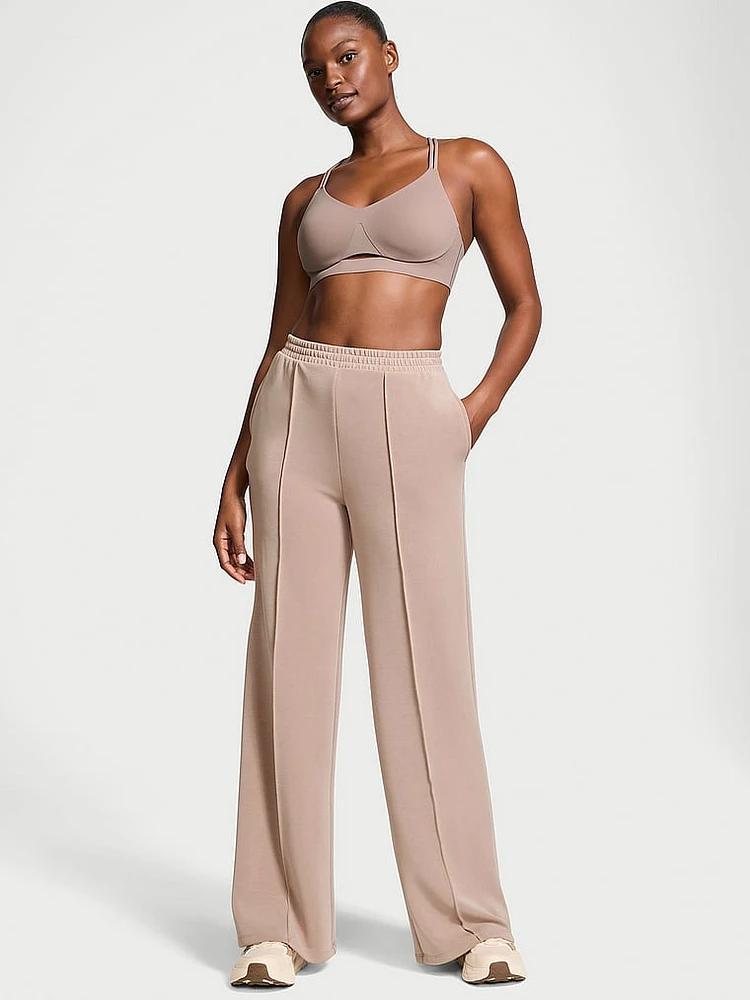 Featherweight Knit Wide-Leg Pant