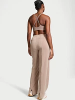 Featherweight Knit Tailored Wide-Leg Pant