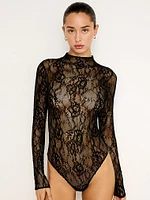 Lace Longsleeve Bodysuit