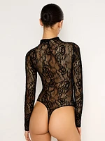 Lace Longsleeve Bodysuit