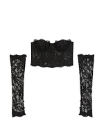 Lace Convertible Corset Top